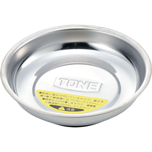 他サイト： TONE MPT-CS マグネット付パーツトレイ 丸型 110mm×110mmトネ[MPTCSTONE] 返品種別Bの商品画像