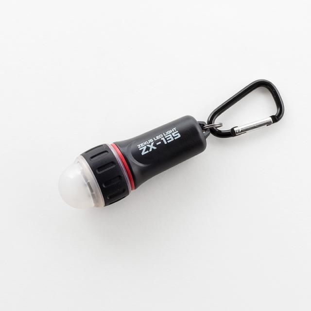 他サイト： ゼクサス ZX-135 LEDミニライト フラッシャーライト 180ルーメン(ブラック)[ZX135] 返品種別Aの商品画像