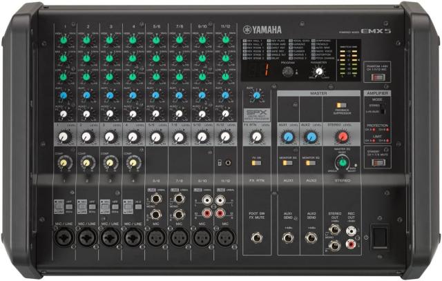 他サイト： ヤマハ EMX5 12チャンネルパワードミキサーYAMAHA[EMX5] 返品種別Aの商品画像