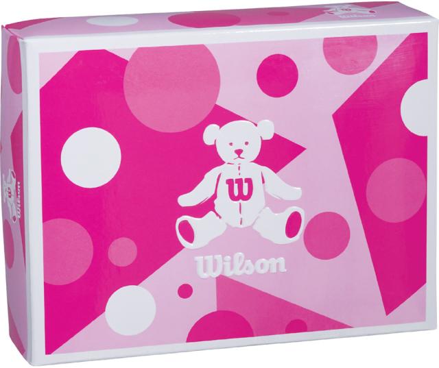 他サイト： ウイルソン BEAR4-PK-12P BEAR 4 1ダース 12個入り(ピンク)WILSON BEAR 37335 ゴルフボーの商品画像