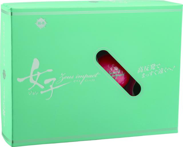 他サイト： キャスコ Zeusimpact女子3 ゴルフボール 1ダース 12個入り(パールピンク) ゼウスIPジヨシ3-PPK-12P返品の商品画像