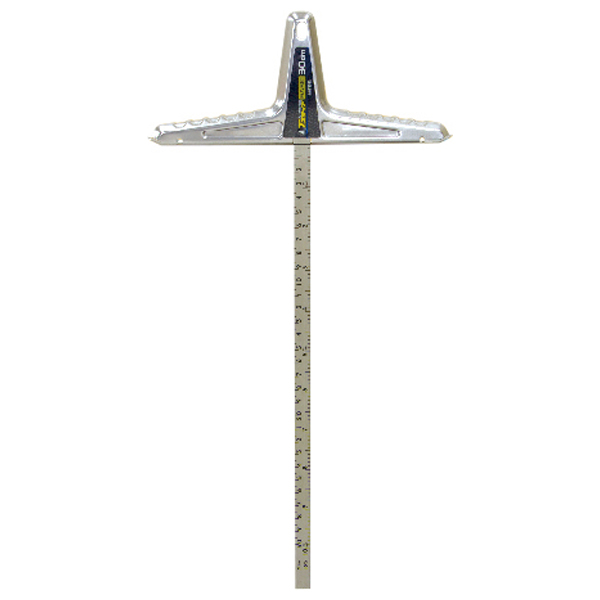 他サイト： シンワ測定 73592 丸ノコガイド定規 Tスライド ベーシック 30cm 併用目盛[73592シンワ] 返品種別Bの商品画像