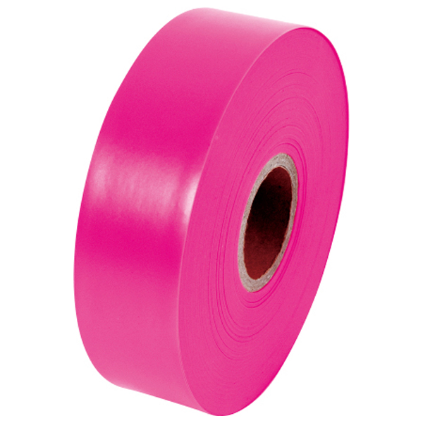 他サイト： シンワ測定 73865 マーキングテープ 30mm×100m 蛍光ピンク[73865シンワ] 返品種別Bの商品画像