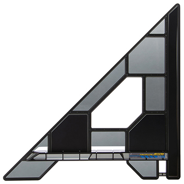 他サイト： シンワ測定 78280 丸ノコガイド定規 トライアングル ポリカ 30cm[78280シンワ] 返品種別Bの商品画像