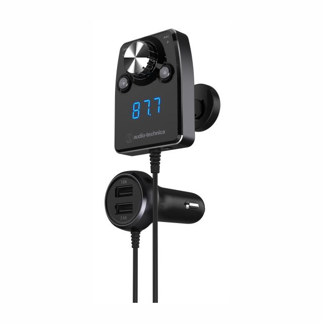 他サイト： オーディオテクニカ Bluetooth搭載 FMトランスミッター 3.4A(2.4A/1.0A)/2ポート(ブラック) audiの商品画像