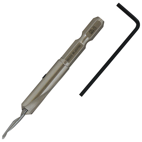 他サイト： スターエム 58S-3080 皿取錐 普通鋼メッキ仕上げ 3mm×8mm[58S3080スタエム] 返品種別Bの商品画像
