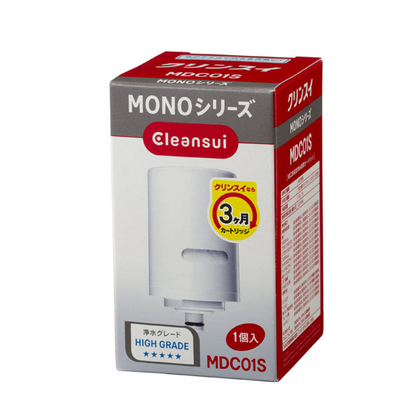 他サイト： クリンスイ クリンスイ MONOシリーズ 交換用浄水カートリッジ【1個入り】有機フッ素化合物 PFOS/PFOA除去対応 MDCの商品画像
