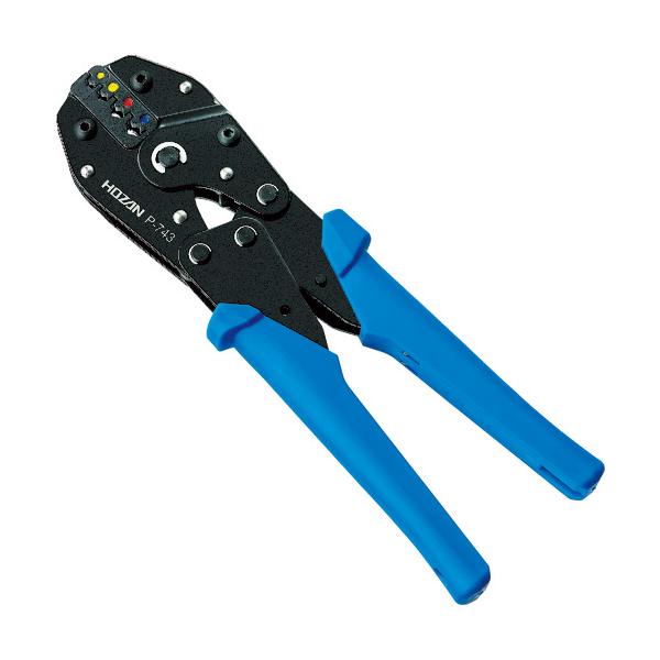 他サイト： ホーザン P-743 圧着ペンチ 絶縁被覆付圧着端子用HOZAN 圧着工具[P743HOZAN] 返品種別Bの商品画像
