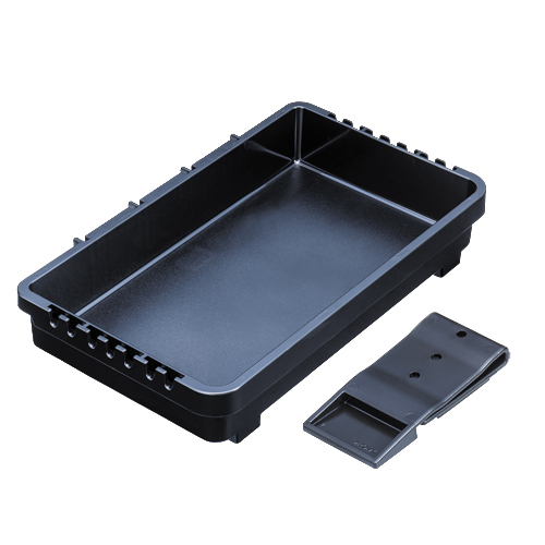 他サイト： 明邦化学工業 トレイ BM-L(ブラック) トレイ BM-L(ブラック)MEIHO[トレイBMLMEIHO] 返品種別Aの商品画像