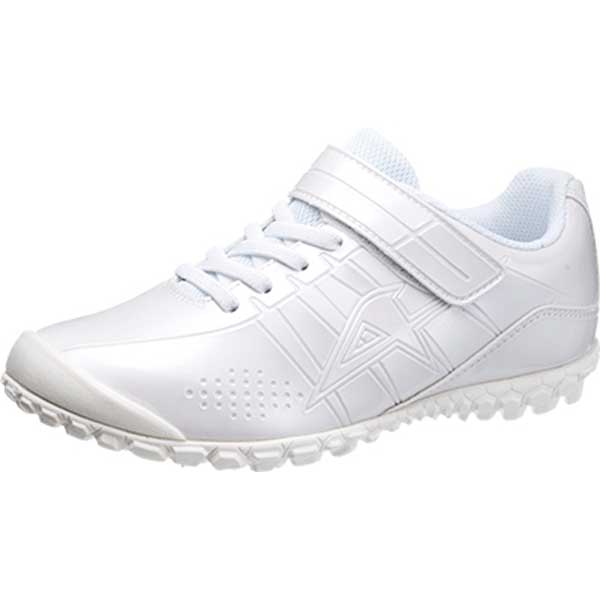 他サイト： アサヒシューズ アサヒ-J004-WH/WH22.5 ジュニアスニーカー(ホワイト/ホワイト・22.5cm)[アサヒJ004WHの商品画像