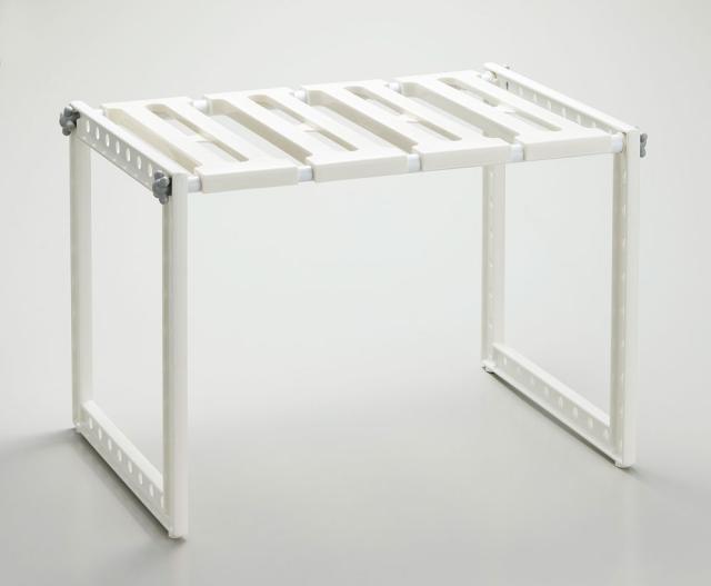 他サイト： 伸晃 SSR-SX(SHINKO) 洗面下フリーラック伸縮タイプ(Sサイズ)SHINKO Belca[SSRSXSHINKO] の商品画像