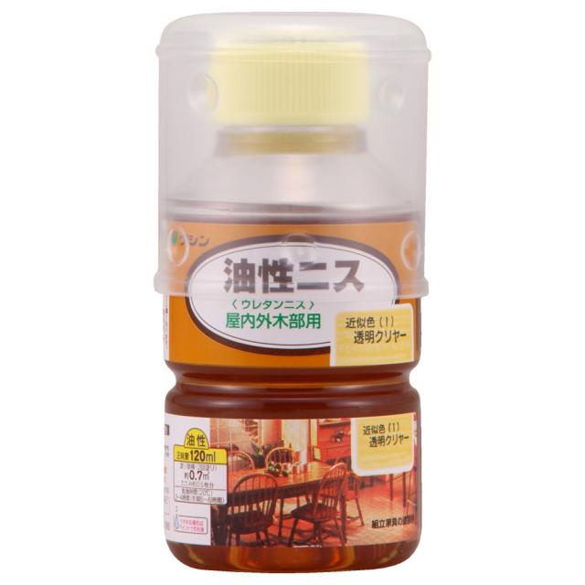 他サイト： 和信ペイント #900111(ワシン) 油性ニス 120ml(透明クリヤー)Washin Paint[900111ワシン] 返品の商品画像