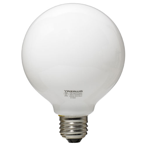 他サイト： ヤザワ GW100V57W95 ボール電球 57WYAZAWA[GW100V57W95] 返品種別Aの商品画像