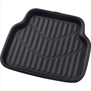 他サイト： BONFORM 6416-08BK バケットマット(50x45cm ブラック)3Dレザーマット リヤ用[641608BK] 返品の商品画像