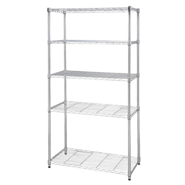 他サイト： アイリスオーヤマ SE-918E メタルシェルフ(5段・91cm幅)奥行46cm 高さ178.5cm ポール径25mmスチールラの商品画像