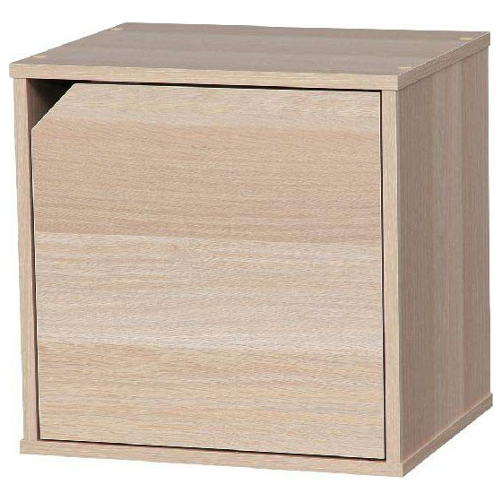 他サイト： アイリスオーヤマ CQB-35D(ナチユラル) カラーキュビック ドア付 (ナチュラル)IRIS[CQB35Dナチユラル] 返品の商品画像