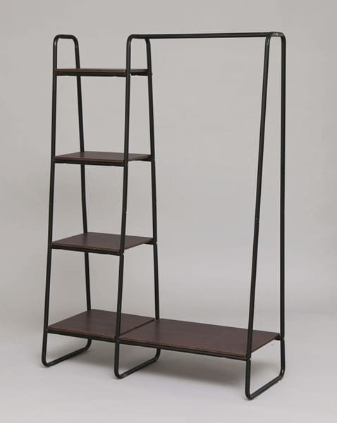 他サイト： アイリスオーヤマ スタイルハンガー2WAYタイププレミアム(ボード1枚+ラック付き)ブラック IRIS PI-B3(ブラック)返の商品画像