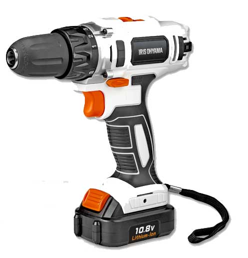 他サイト： アイリスオーヤマ JCD28 充電式ドライバドリル(バッテリ付き)[JCD28] 返品種別Bの商品画像