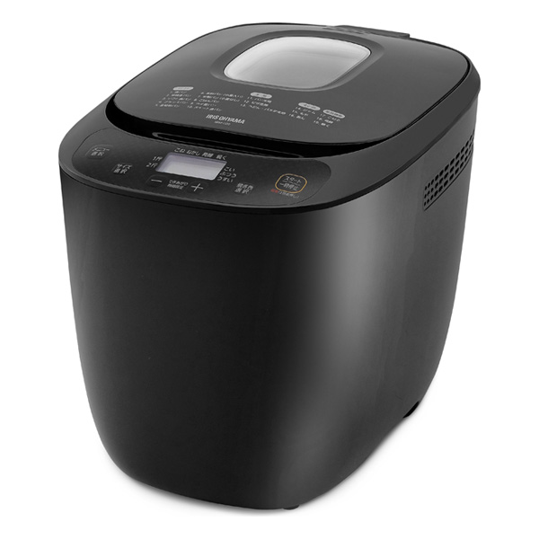 他サイト： アイリスオーヤマ IBM-020-B ホームベーカリー(1斤・2斤タイプ) ブラックIRIS OHYAMA[IBM020B] 返の商品画像
