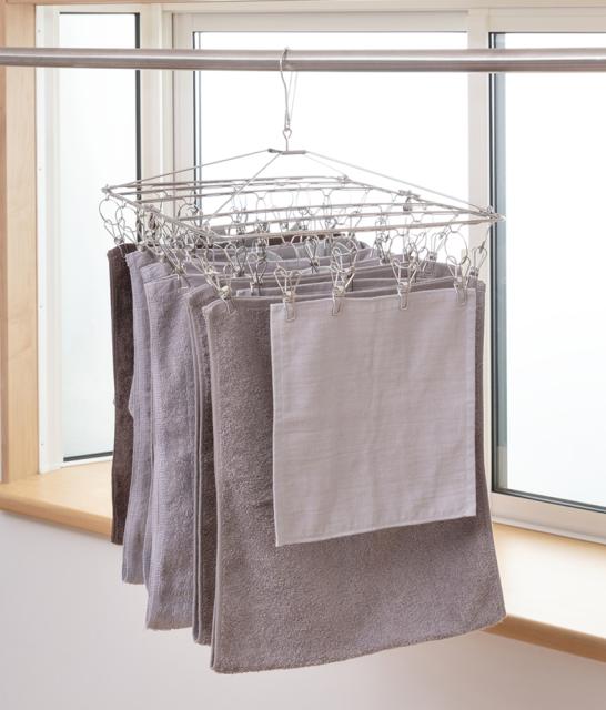 他サイト： アイリスオーヤマ PIH-32SH ステンレスピンチハンガー(幅34×奥行50×高さ28cm)洗濯ピンチ32個付きIRIS[PIの商品画像