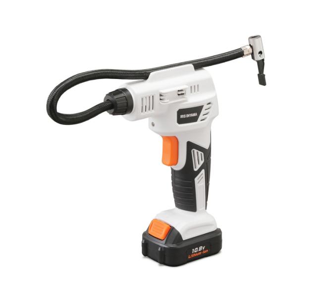 他サイト： アイリスオーヤマ 充電式エアコンプレッサ 10.8V ホワイト JAC10返品種別Bの商品画像