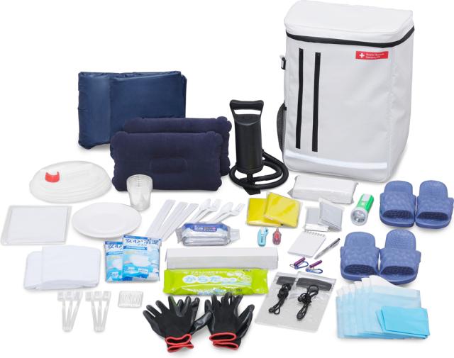 他サイト： アイリスオーヤマ BS2-42(ボウサイセツト) 防災セット 42点(2人用)IRIS OHYAMA[BS242ボウサイセツト]の商品画像