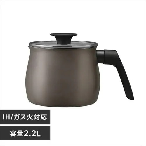 他サイト： アイリスオーヤマ MCP-14ブラウン 【IH対応】 片手鍋 14cm ブラウンIRIS OHYAMA マルチポット[MCP14の商品画像