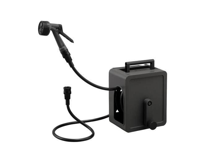 他サイト： アイリスオーヤマ FCH-10M(DGY) フルカバーコンパクトホースリール 10M(ダークグレー)[FCH10MDGY] 返品の商品画像