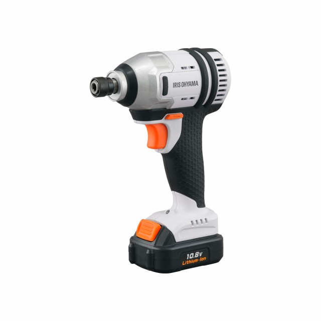 他サイト： アイリスオーヤマ JIDBL130 充電式電動インパクトドライバー 10.8V(ホワイト)充電式リチウムイオン電池(DBL101の商品画像