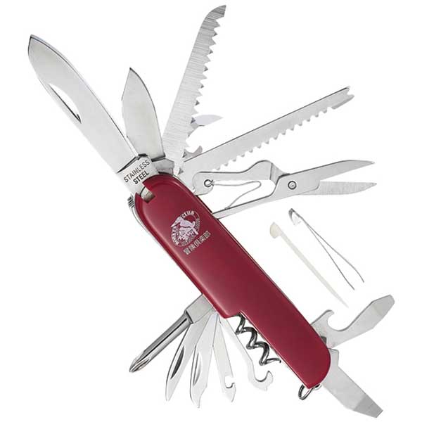 他サイト： 冒険倶楽部 L-36 20徳ツールナイフ ケース付BOHKEN CLUB[L36BOHKENCLUB] 返品種別Bの商品画像