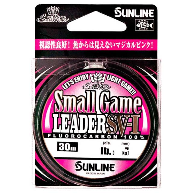 他サイト： サンライン ソルティメイト スモールゲームリーダー SV-1 マジカルピンク 30m(0.8ゴウ/3lb) ソルティメイト スモの商品画像