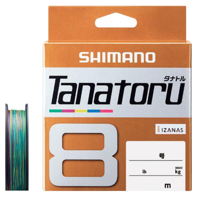 他サイト： シマノ 588753 タナトル8 10m×5カラー 200m(1.0号/22.4lb)SHIMANO PL-F68R Tanatの商品画像