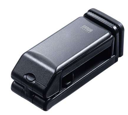 他サイト： サンワサプライ PDA-STN30BK トラベル スマホホルダー(ブラック)SANWA SUPPLY[PDASTN30BK] 返の商品画像