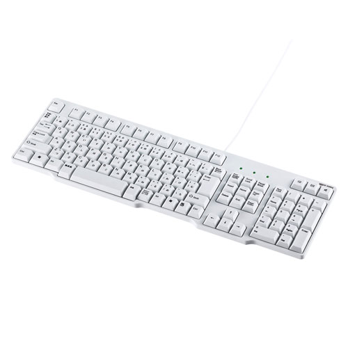 他サイト： サンワサプライ SKB-L1UN USBキーボード(ホワイト)[SKBL1UN] 返品種別Aの商品画像
