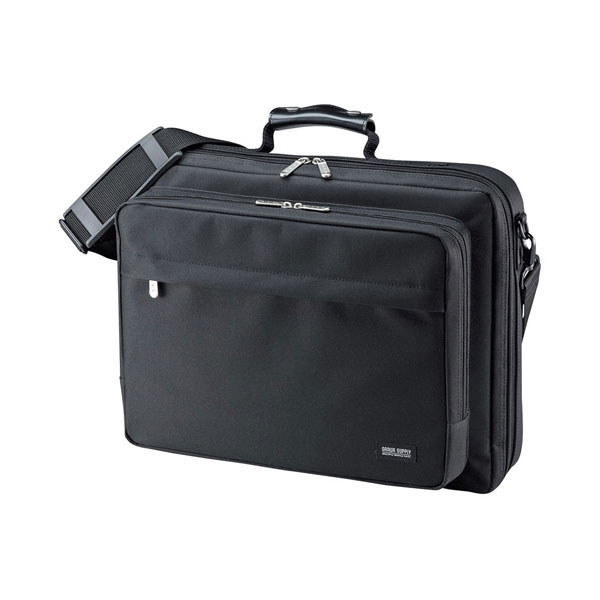 他サイト： サンワサプライ BAG-U54BK2 15.6インチワイド対応 PCキャリングバッグ(ブラック)[BAGU54BK2] 返品種別の商品画像