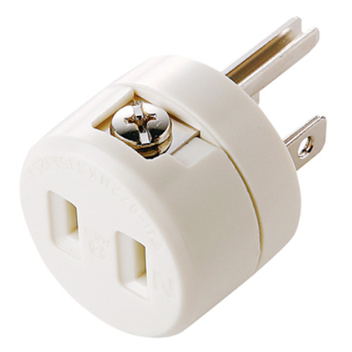 他サイト： サンワサプライ TAP-AD1RN 2P→3P変換アダプタ[TAPAD1RN] 返品種別Aの商品画像