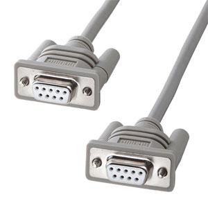 他サイト： サンワサプライ KRS-403XF1K2 RS-232Cケーブル(クロス結線・1.5m)[KRS403XF1K2] 返品種別Aの商品画像