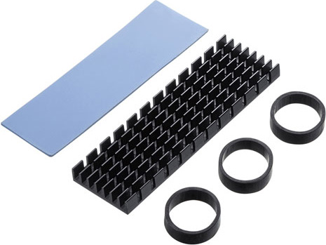 他サイト： サンワサプライ TK-HM5BK M.2 SSD用ヒートシンク(ブラック)SANWA SUPPLY[TKHM5BK] 返品種別Aの商品画像