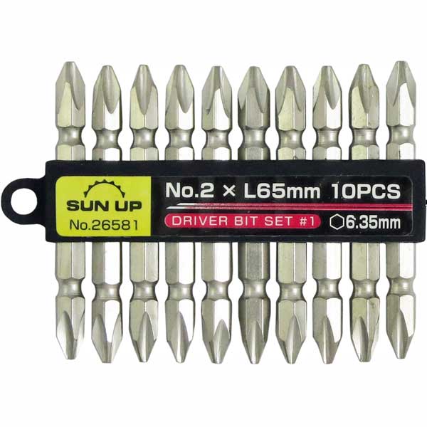 他サイト： SUN UP 26581 ドライバービットセット #1 10PCS[26581SUNUP] 返品種別Bの商品画像