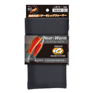 他サイト： ボディタフネス JW-118-BLK BTサーモ レッグウォーマー (ブラック)BODY TOUGHNESS おたふく手袋[JWの商品画像