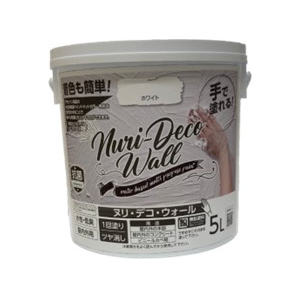 他サイト： アサヒペン AP-9019051 Nuri-Deco-Wall(ヌリ・デコ・ウォール) 5L(ホワイト)[AP9019051] の商品画像