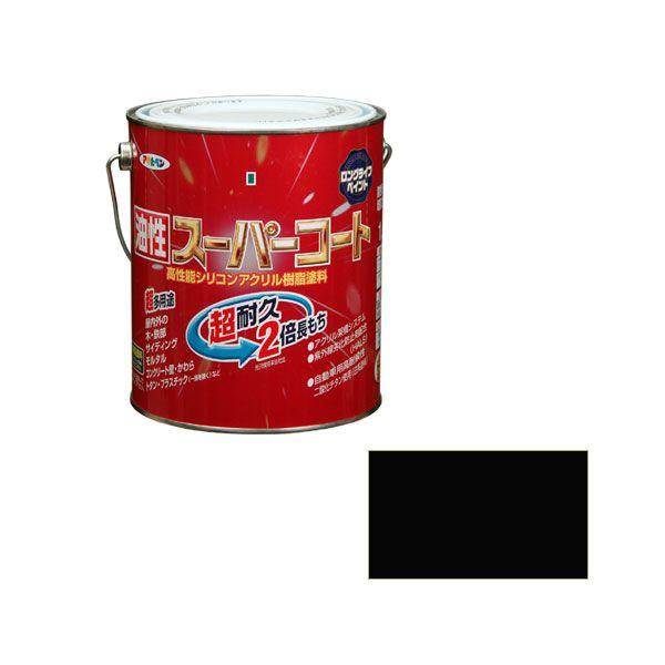他サイト： アサヒペン ユセイSPコ-ト1.6L MBK 油性スーパーコート 1.6L(ツヤ消し黒)[ユセイSPコト16LMBK] 返品種別の商品画像
