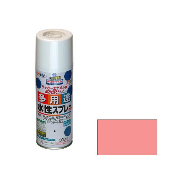 他サイト： アサヒペン タヨウトスプレ-300ML COSPK 水性多用途スプレー 300ml(コスモスピンク)[タヨウトスプレ300MLCの商品画像