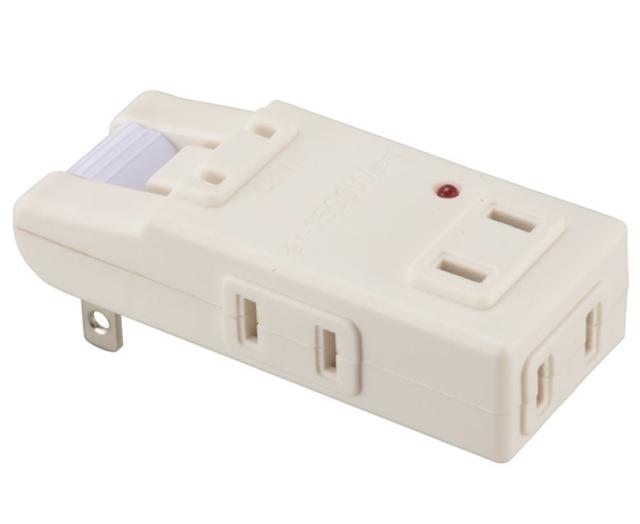 他サイト： オーム HS-AKS4PBT-W マイクロタップ 4個口 (ホワイト)OHM 00-6969[HSAKS4PBTW] 返品種別Aの商品画像