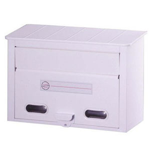 他サイト： グリーンライフ FH-30W カラー ファミリーポスト ホワイト郵便受け[FH30Wグリンライフ] 返品種別Aの商品画像