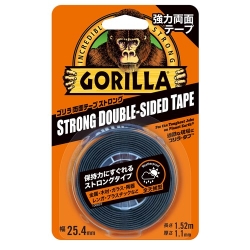 他サイト： GORILLA 1779 ゴリラ 両面テープ ストロング 強力両面テープ 幅25.4mm×長さ1.52m×厚さ1.1mm[177の商品画像