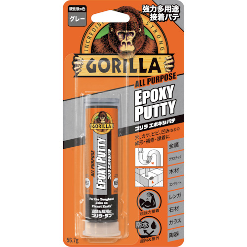 他サイト： GORILLA 1781 ゴリラ エポキシパテ 56.7g[1781KURE] 返品種別Bの商品画像
