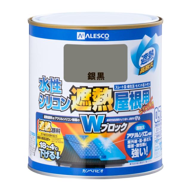 他サイト： カンペハピオ 00377655501007 水性シリコン遮熱屋根用 0.7L(銀黒)Kanpe Hapio[カンペ0037765の商品画像