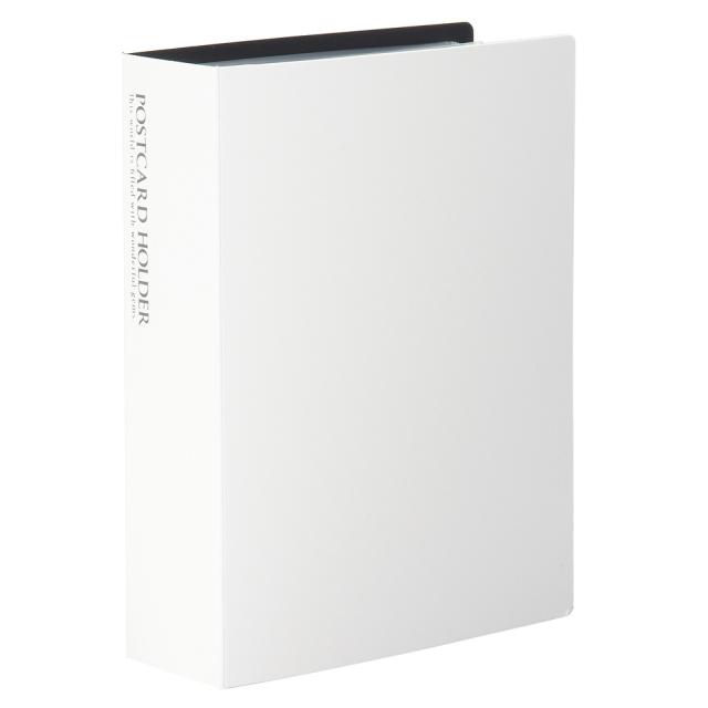 他サイト： セキセイ KP-60P-70 ポストカードホルダー タテ入れ1段 ハガキ120枚 60ポケット 高透明(ホワイト)[KP60P7の商品画像