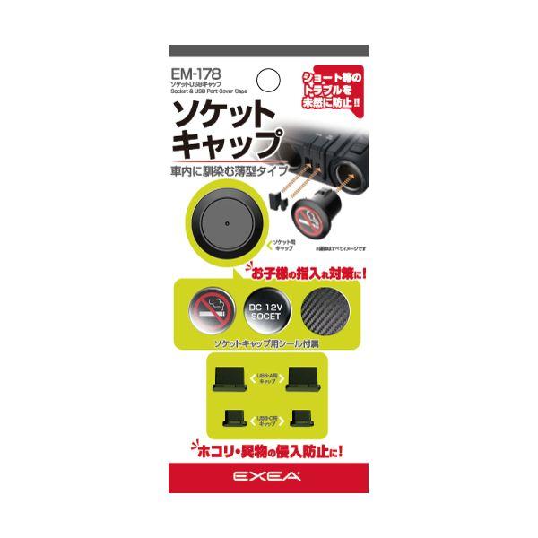 他サイト： 星光産業 EM-178(セイコウサンギョウ) ソケットUSBキャップ(12V・24V車用アクセサリーソケットとUSBポートの保護の商品画像